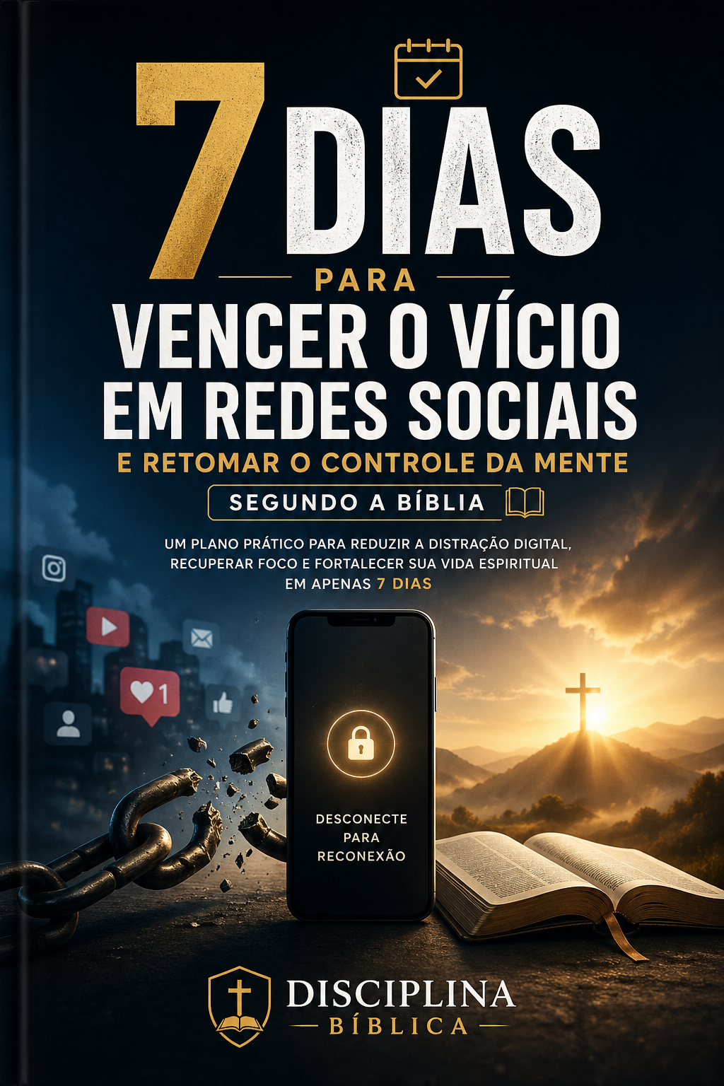 Ebook gratuito 7 Dias para vencer o vício em redes sociais